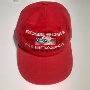Vintage 2002 Nebraska Cornhuskers Rose Bowl National Championship Game Hat/Cap